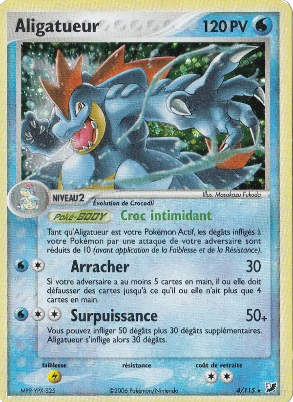 Aligatueur, EX Forces Cachées 4