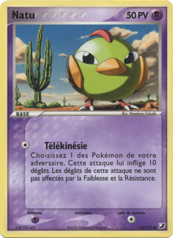 Natu, EX Forces Cachées 63