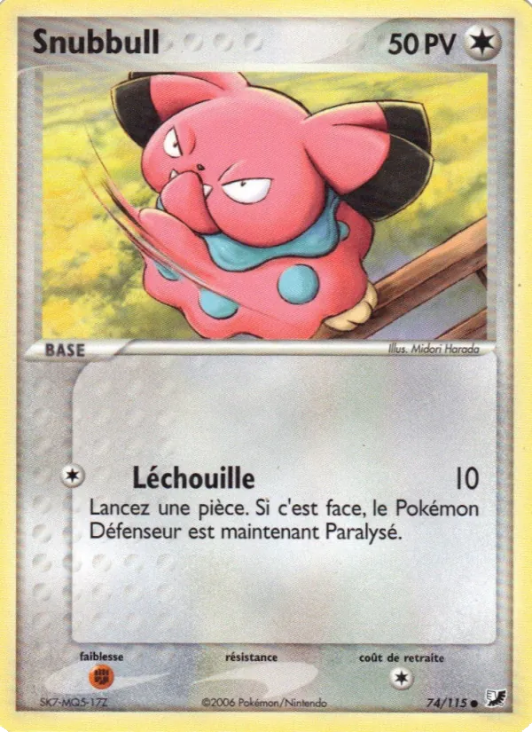 Snubbull, EX Forces Cachées 74