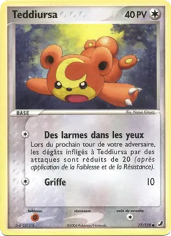 Teddiursa, EX Forces Cachées 77