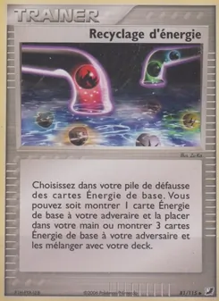 Recyclage d'énergie, EX Forces Cachées 81
