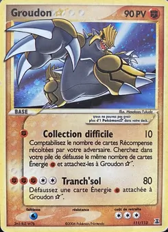 Groudon ☆, EX Espèces Delta 111