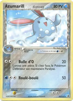 Azumarill δ, EX Espèces Delta 19