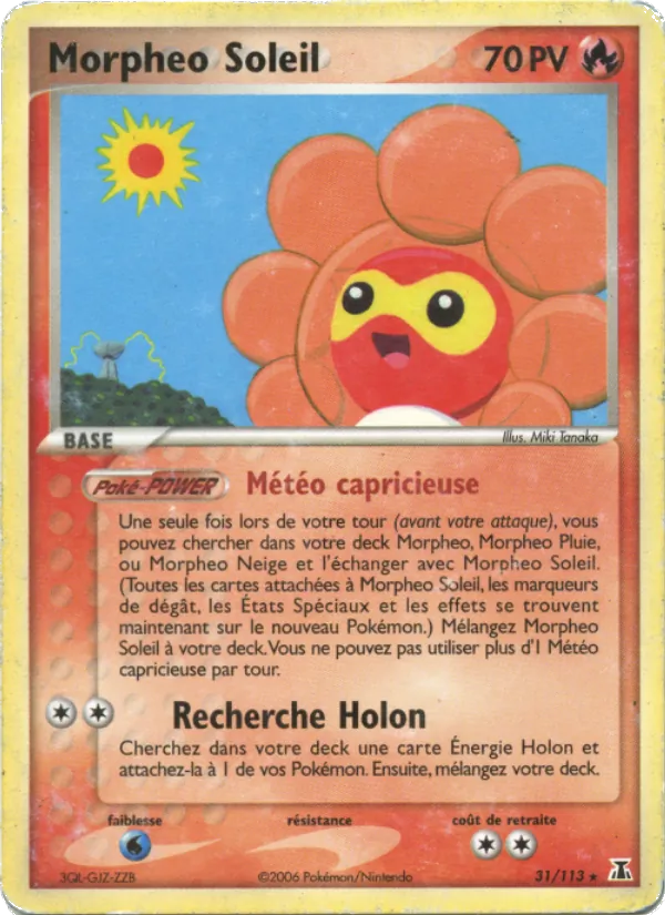 Morpheo Soleil, EX Espèces Delta 31