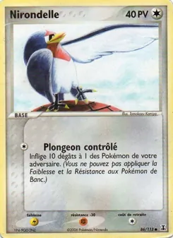 Nirondelle, EX Espèces Delta 86