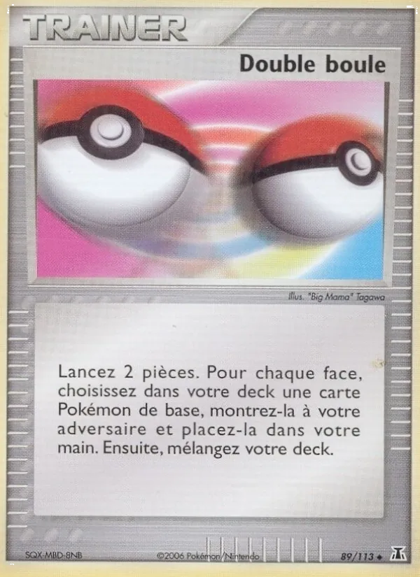 Double boule, EX Espèces Delta 89