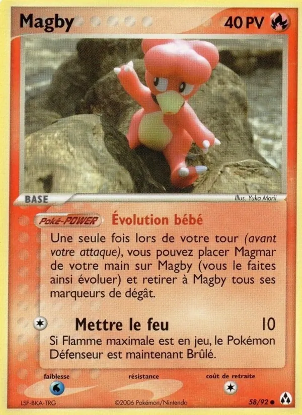 Magby, EX Créateurs de légendes 58