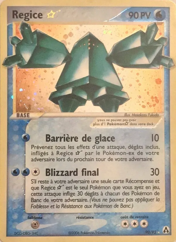 Regice ☆, EX Créateurs de légendes 90