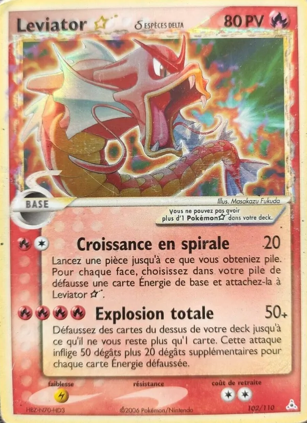 Leviator ☆ δ, EX Fantômes Holon 102
