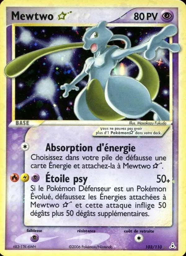 Mewtwo ☆, EX Fantômes Holon 103