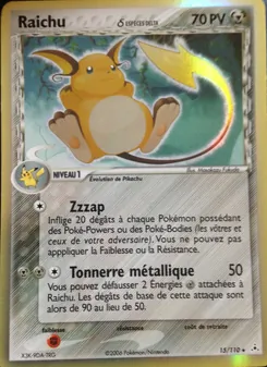 Raichu δ, EX Fantômes Holon 15