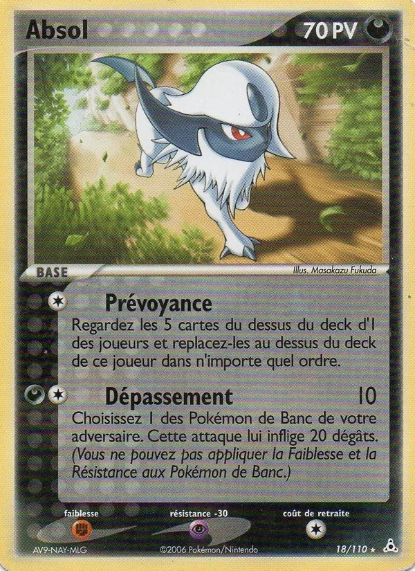 Absol, EX Fantômes Holon 18