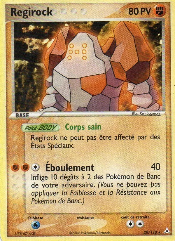 Regirock, EX Fantômes Holon 28