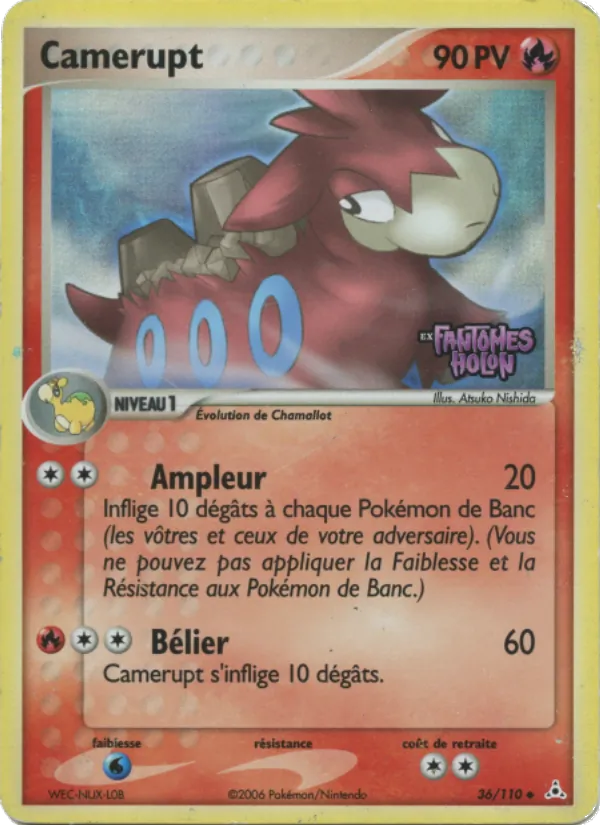 Camerupt, EX Fantômes Holon 36