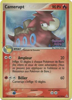 Camerupt, EX Fantômes Holon 36