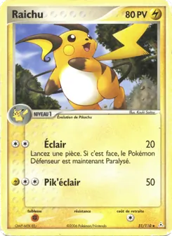 Raichu, EX Fantômes Holon 51