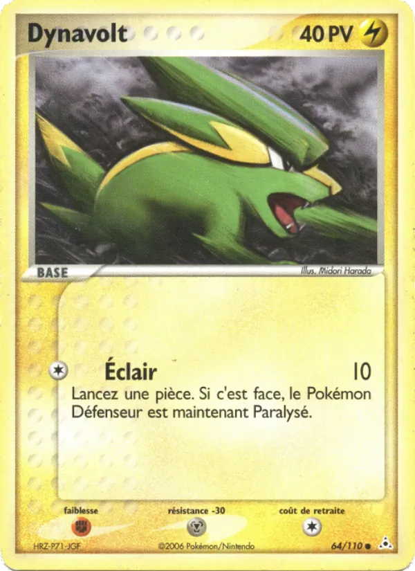 Dynavolt, EX Fantômes Holon 64