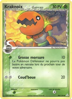 Kraknoix δ, EX Fantômes Holon 84