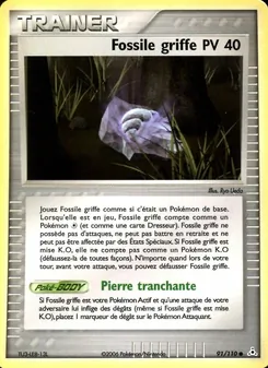 Fossile griffe, EX Fantômes Holon 91
