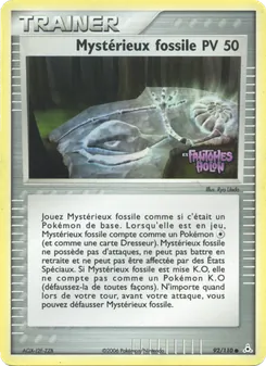 Mystérieux fossile, EX Fantômes Holon 92