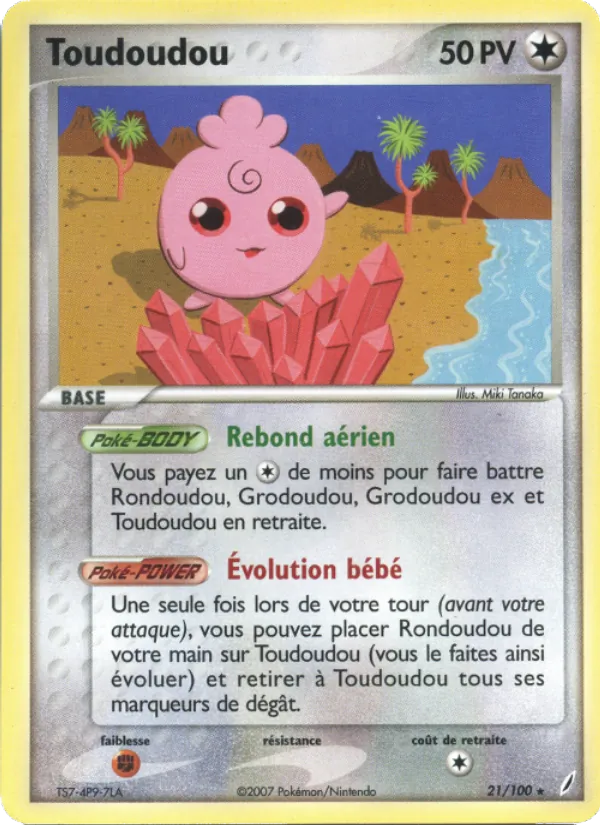 Toudoudou, EX Gardiens de Cristal 21