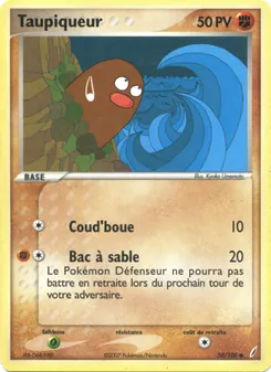 Taupiqueur, EX Gardiens de Cristal 50
