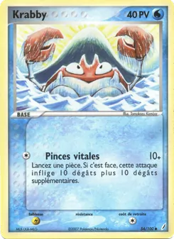 Krabby, EX Gardiens de Cristal 54