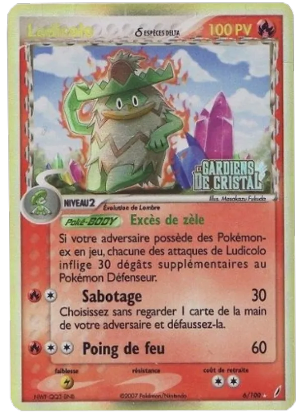 Ludicolo δ, EX Gardiens de Cristal 6