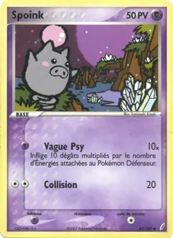Spoink, EX Gardiens de Cristal 62