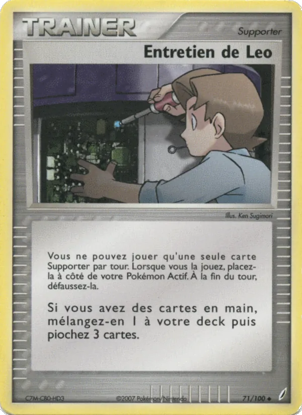 Entretien de Leo, EX Gardiens de Cristal 71