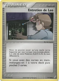 Entretien de Leo, EX Gardiens de Cristal 71