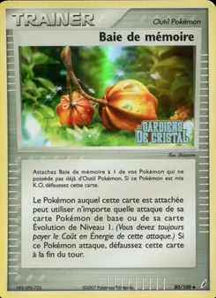 Baie de mémoire, EX Gardiens de Cristal 80