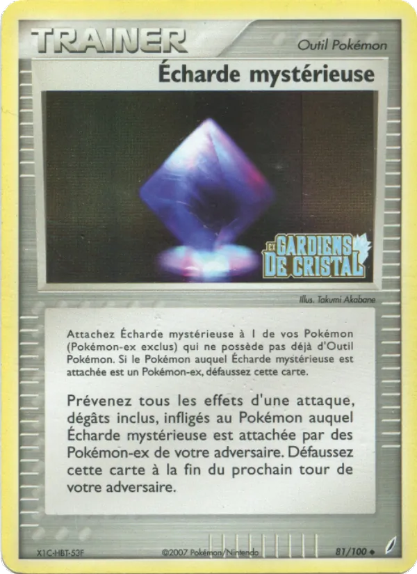 Écharde mystérieuse, EX Gardiens de Cristal 81