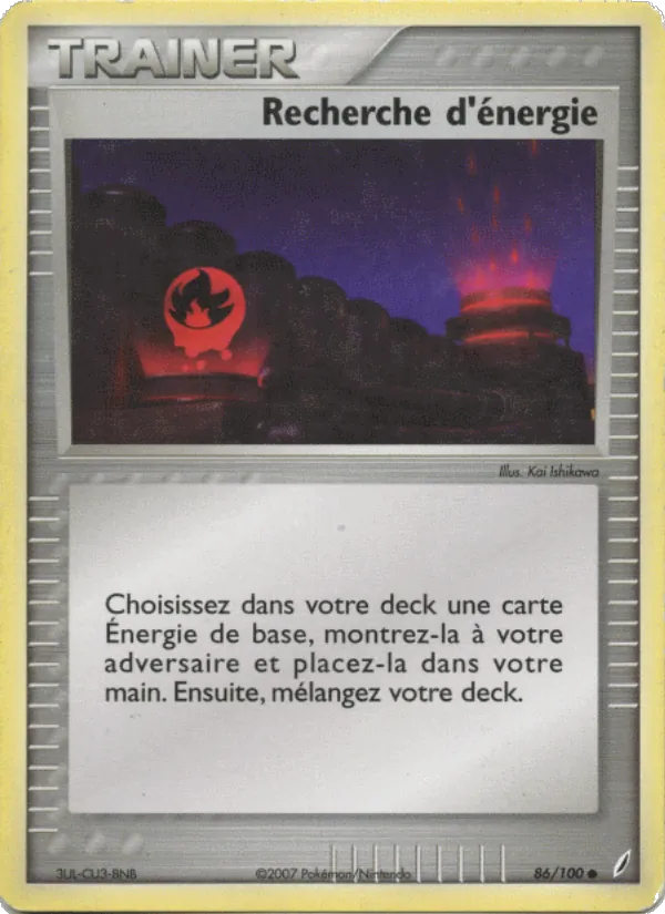 Recherche d'énergie, EX Gardiens de Cristal 86