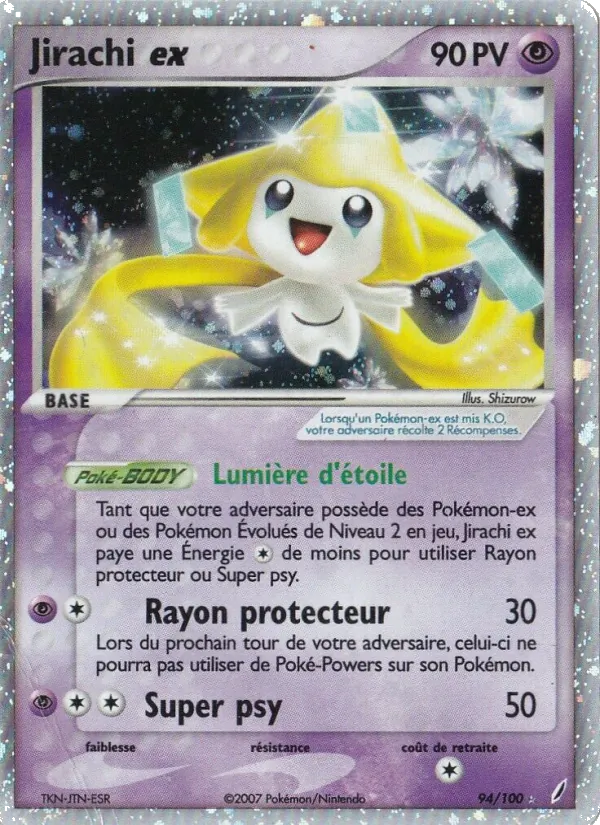 Jirachi ex, EX Gardiens de Cristal 94