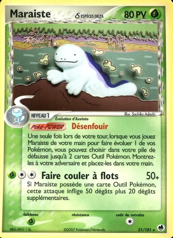 Maraiste δ, EX Île des Dragons 21