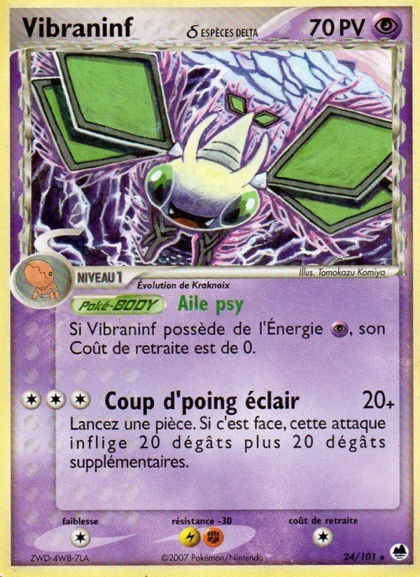 Vibraninf δ, EX Île des Dragons 24