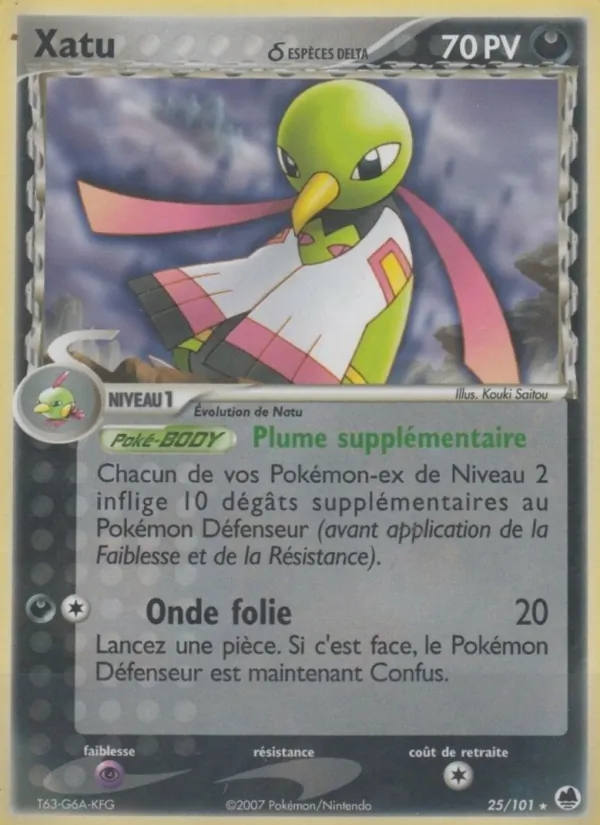 Xatu δ, EX Île des Dragons 25