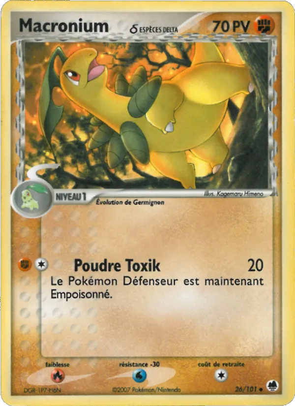 Macronium δ, EX Île des Dragons 26