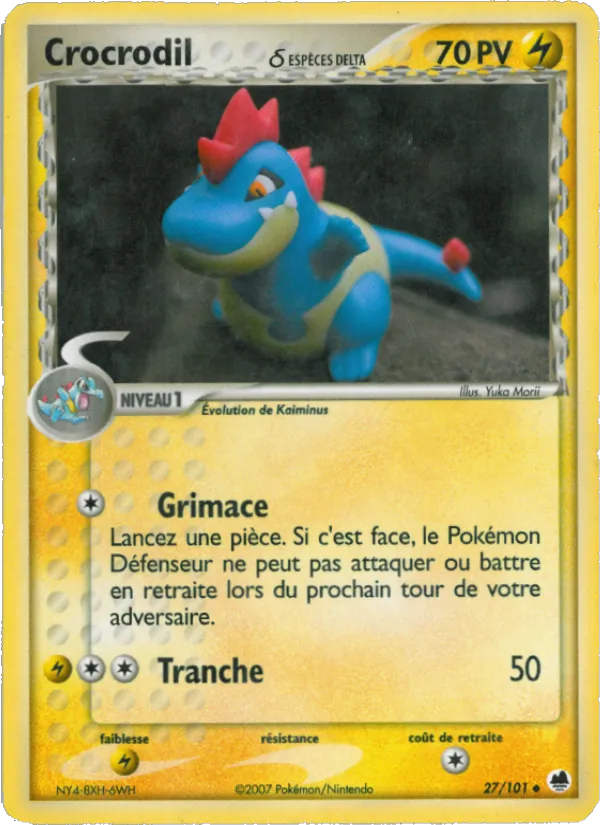 Crocrodil δ, EX Île des Dragons 27