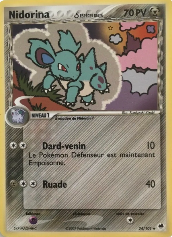 Nidorina δ, EX Île des Dragons 34