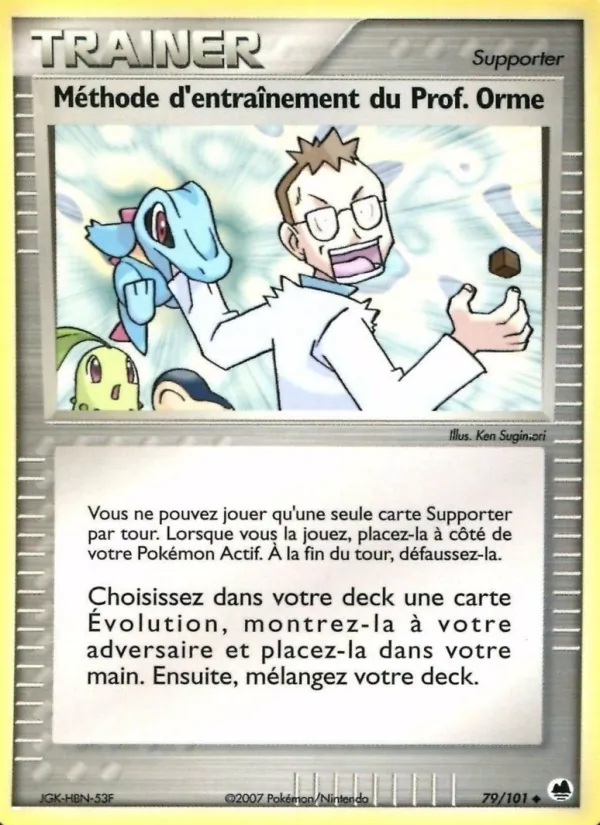 Méthode d'entraînement du Prof. Orme, EX Île des Dragons 79