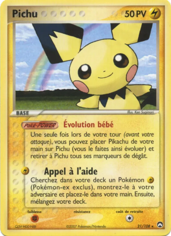 Pichu, EX Gardiens du Pouvoir 21