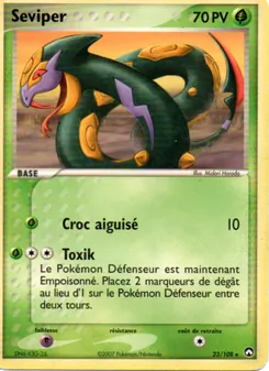 Seviper, EX Gardiens du Pouvoir 23