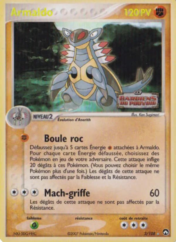 Armaldo, EX Gardiens du Pouvoir 3