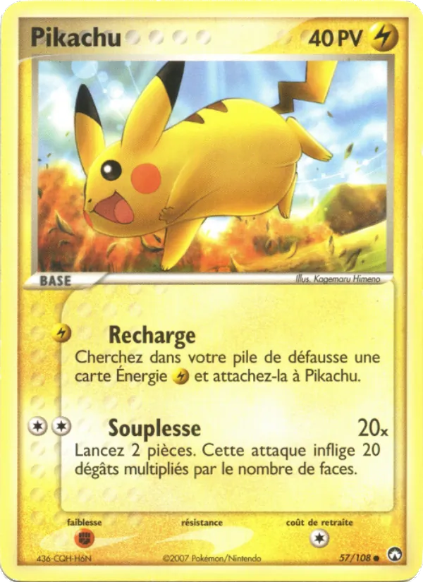 Pikachu, EX Gardiens du Pouvoir 57