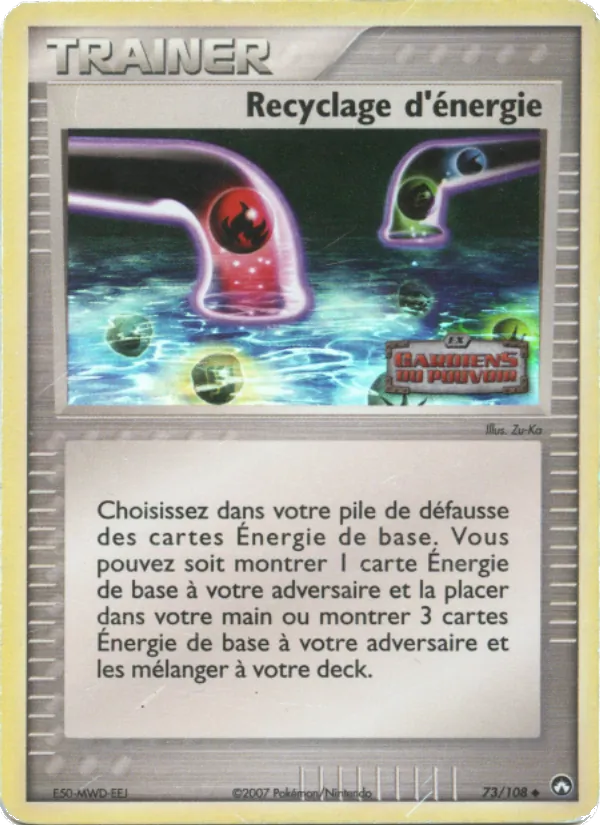 Recyclage d'énergie, EX Gardiens du Pouvoir 73