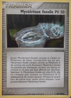 Mystérieux fossile, EX Gardiens du Pouvoir 85