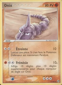 Onix, EX Tempête de sable 71
