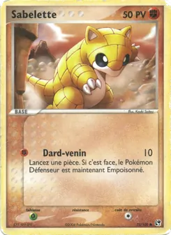 Sabelette, EX Tempête de sable 75